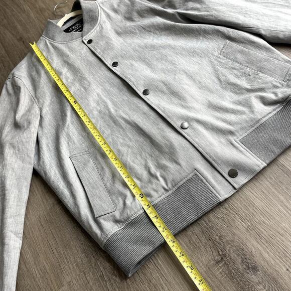 Rodd & Gunn Smoke Holmes Hill Linen Blend Bomber Jacket 2XL​​​ - Picture 4 of 9